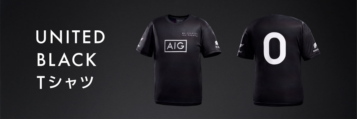 UNITED BLACK Tシャツ 表と裏のイメージ画像